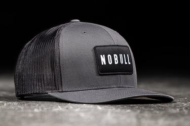 Nobull Curved-Brim Trucker Men's Hats Dark Grey Black | Australia (NB0216)